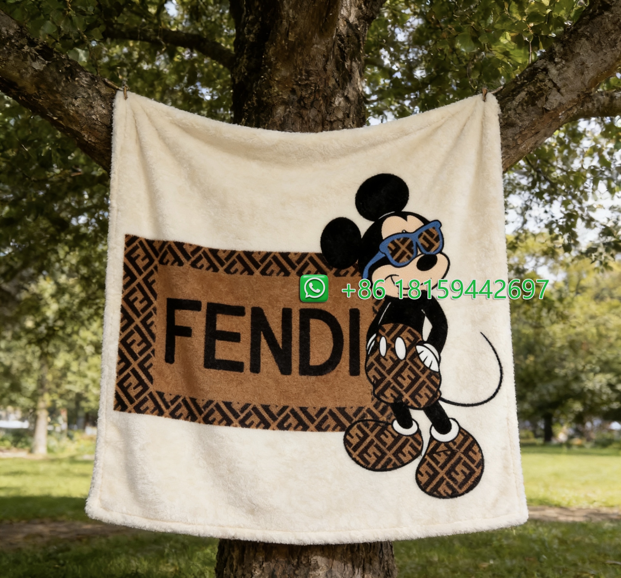 Fendi Throw Blankets